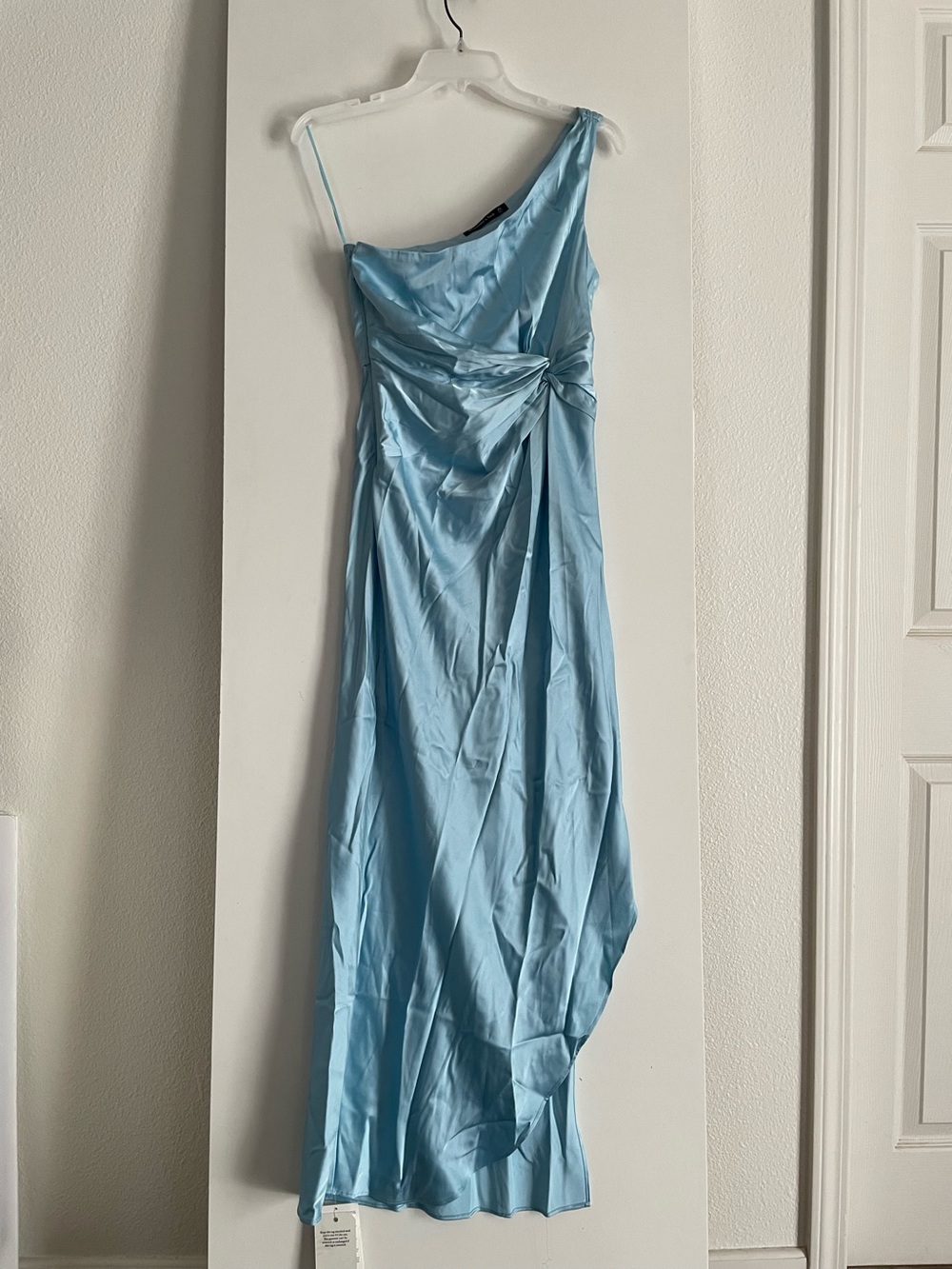 Abercrombie & Fitch Sky Blue Satin Dress Evening Gown/Special Event NWT